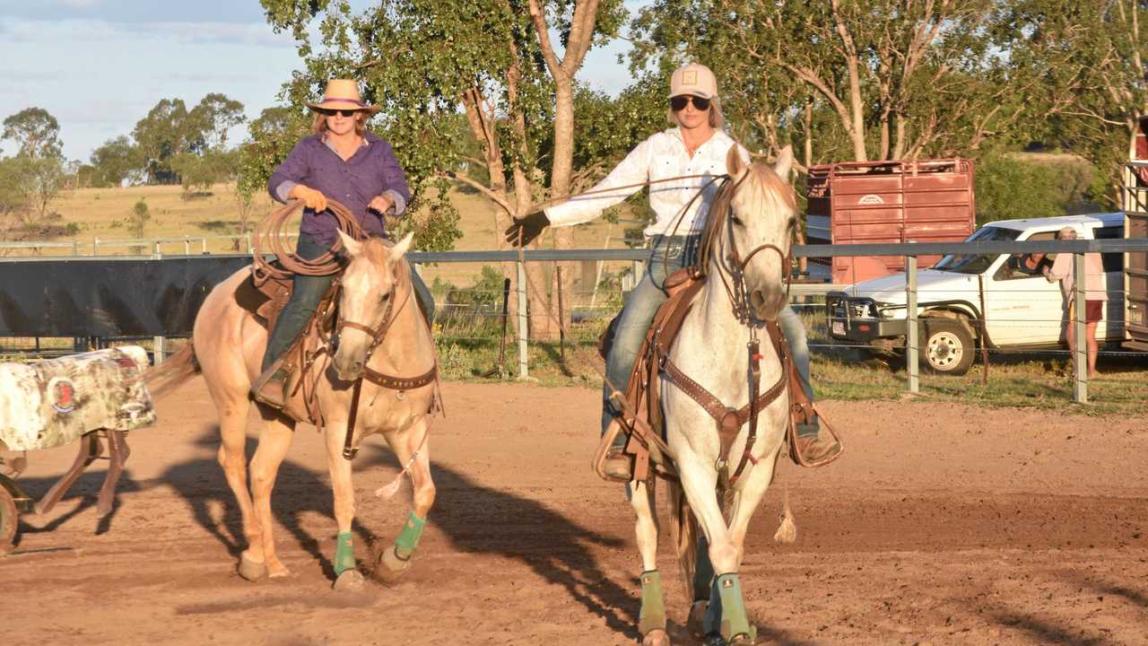 Jackie Lee and Emily Jones, Ayers Jackpot. Picture: Jorja McDonnell