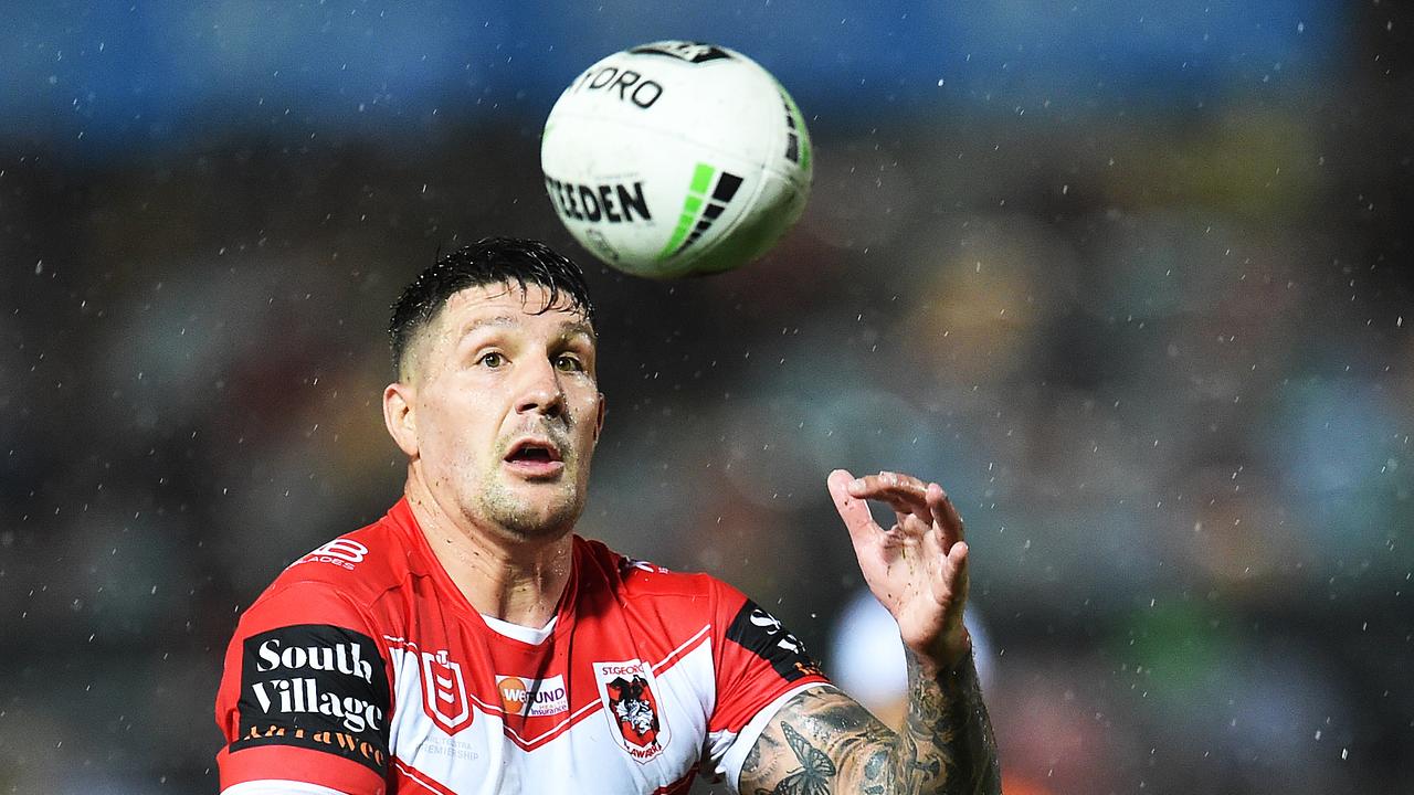 Dragons skipper Gareth Widdop is a chance to return at five-eighth in Round 19.