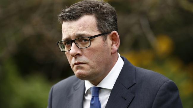 Daniel Andrews announces a snap seven-day lockdown. Photo by Darrian Traynor/Getty Images