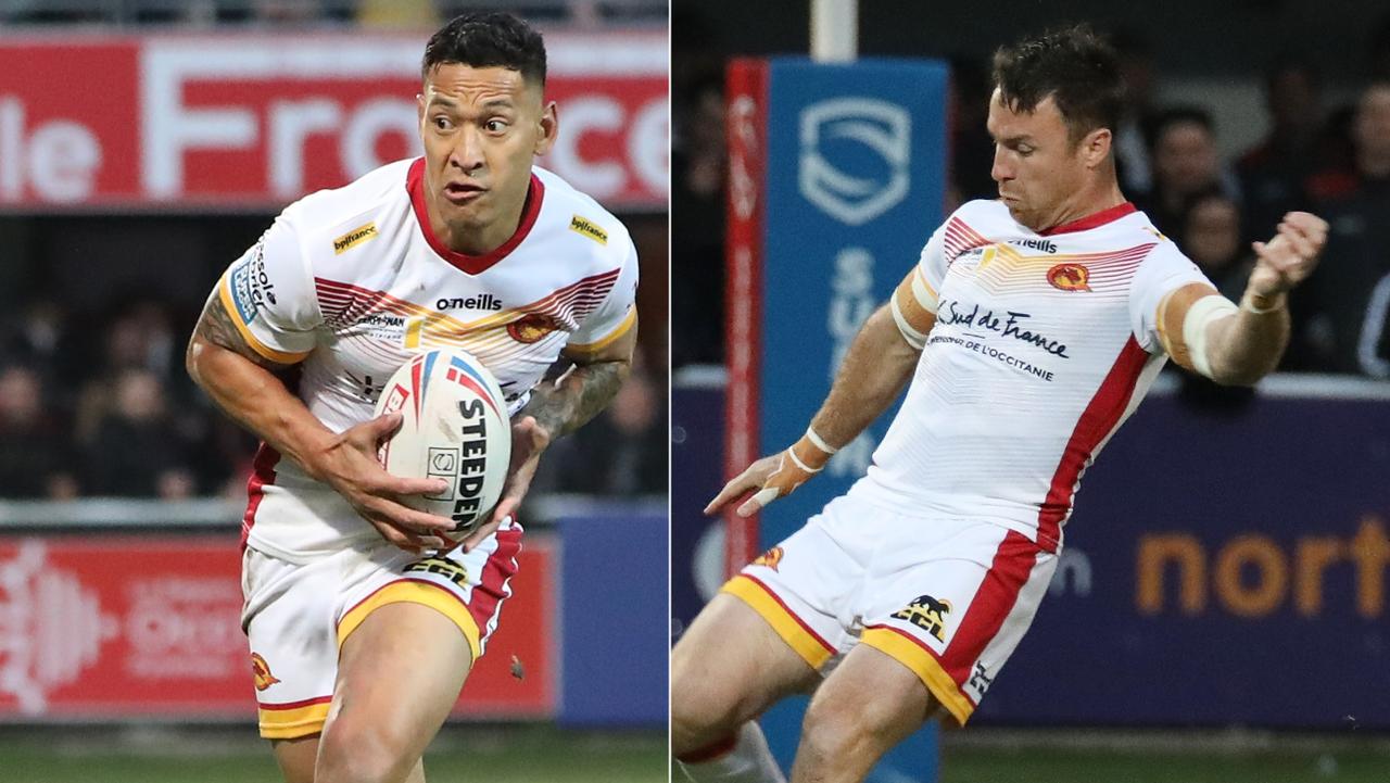 Israel Folau and James Maloney starred in Catalans win over Salford.