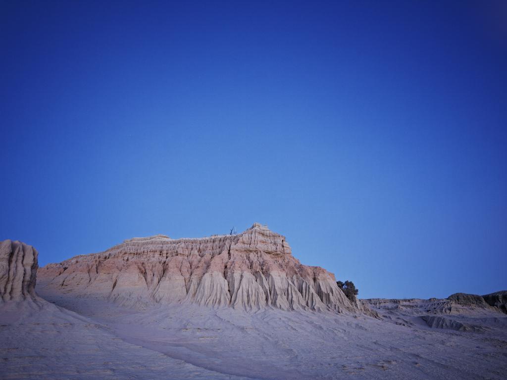 A scenic sand formation (lunette) in the UNESCO World Heritage-Listed Mungo National Park. Picture: Destination NSW