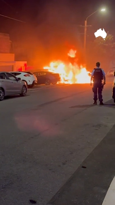 Watch: Cars firebombed and graffitied in Dover Heights attack