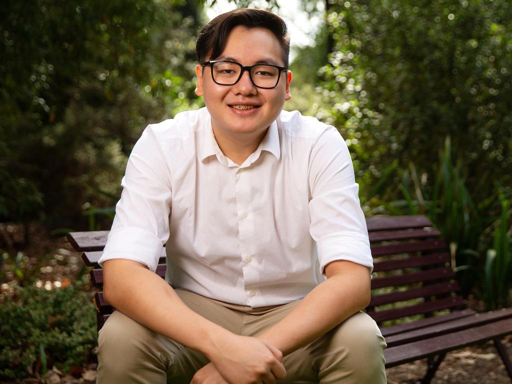 Girvan Tenggono, 23, from Carlton, is studying a Master of Landscape Architecture at the University of Melbourne. Picture: Mark Stewart