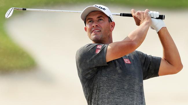 Adam Scott has missed the cut at the Australian Open. Picture: Getty Images