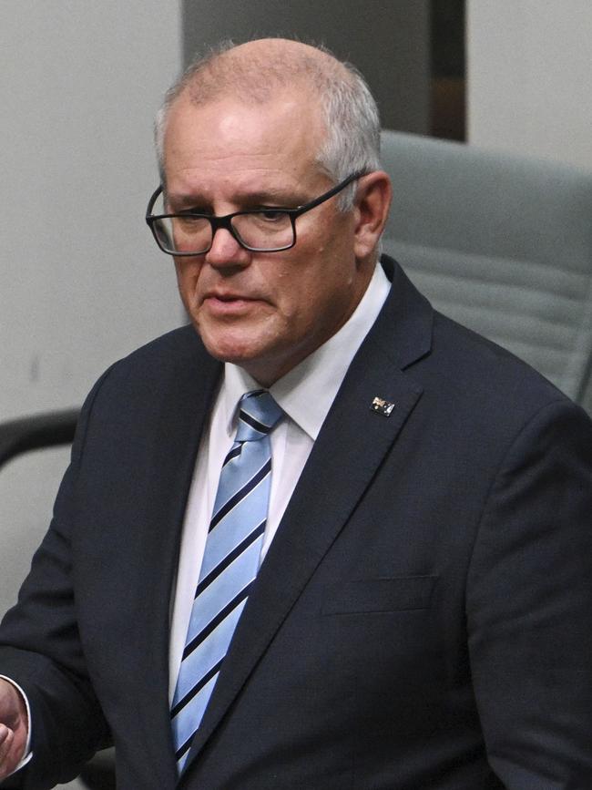 Former prime minister Scott Morrison. Picture: NCA NewsWire / Martin Ollman