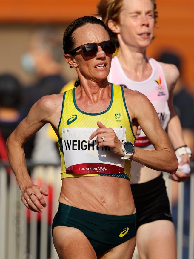 Lisa Weightman at the Tokyo Olympics. Photo by Clive Brunskill/Getty Images)