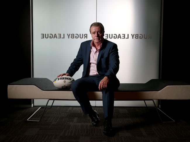 NRL football operations boss Graham Annesley pictured at NRL HQ in Moore Park. Picture: Toby Zerna