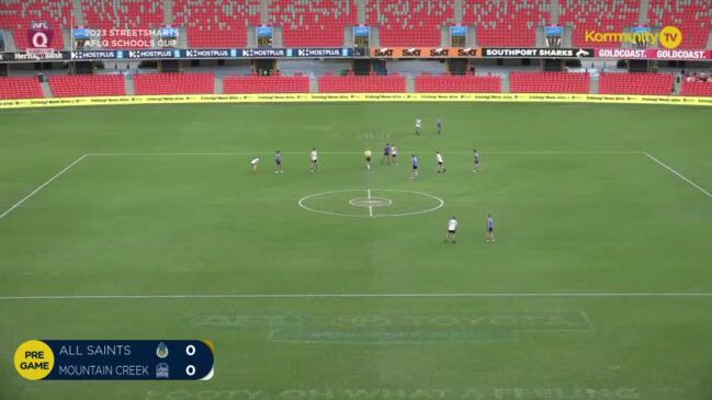 Replay: AFL Queensland Schools Cup SEQ semi-finals - All Saints Anglican School v Mountain Creek SHS (Senior male)