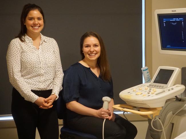 Sisters Antia and Lena Jobanobski have recently opened LimestoneUltrasound. Picture: Jessica Ball