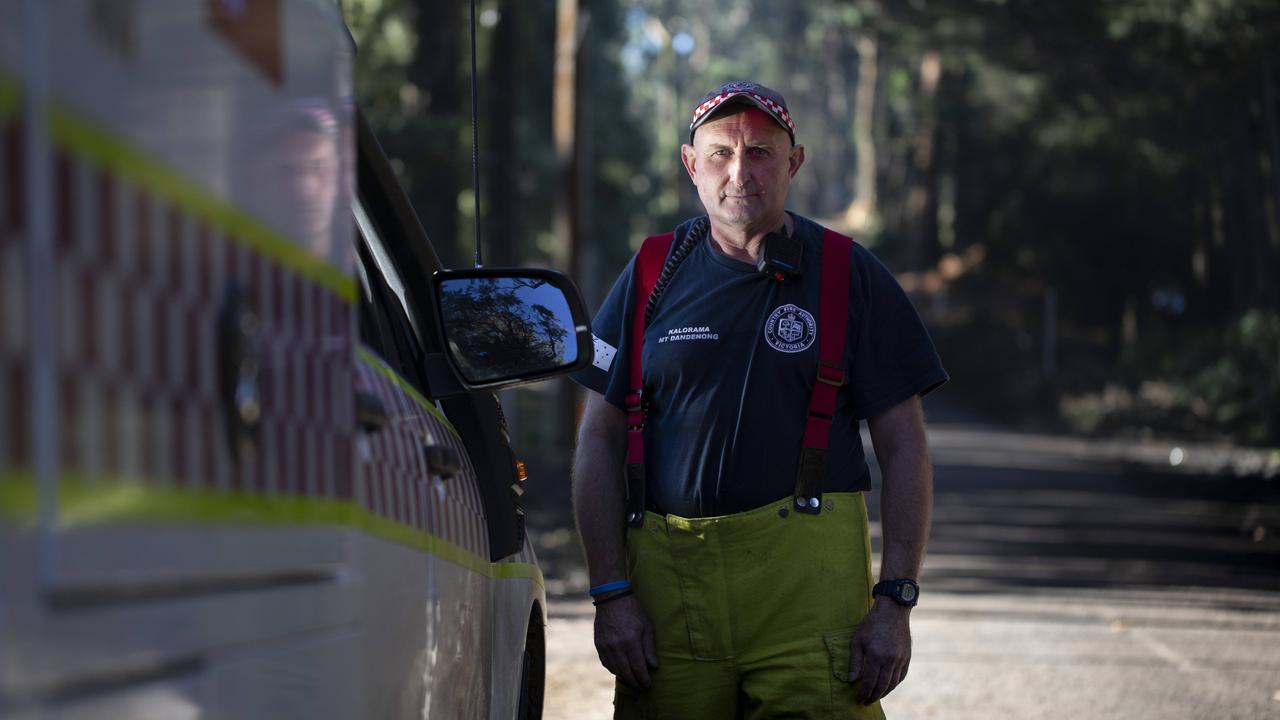 CFA volunteer Shayne O'Dwyer. Picture: Arsineh Houspian