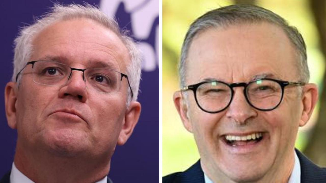 Anthony Albanese (right) was the preferred prime minister for news.com.au readers.