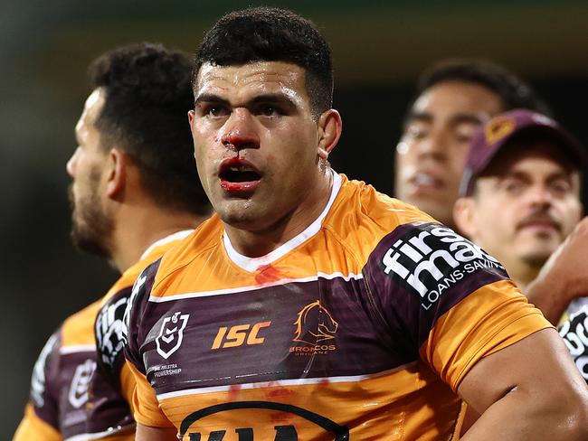 David Fifita had a turbulent exit from Red Hill. Picture: Cameron Spencer/Getty