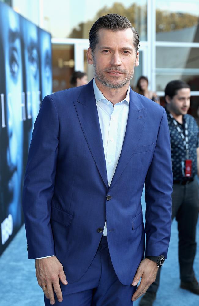 Nikolaj Coster-Waldau attends the premiere of HBO’s “Game Of Thrones” season 7 at Walt Disney Concert Hall on July 12, 2017 in Los Angeles, California. Picture: AFP