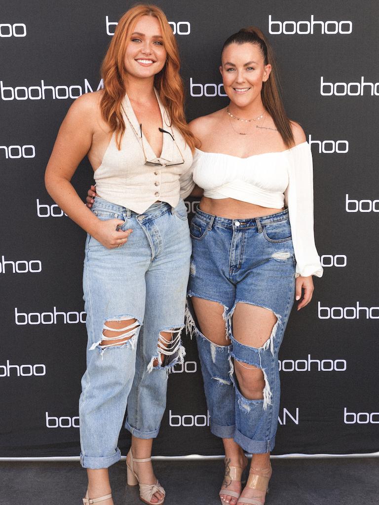 Brooke Lee and Nikki Mann attend the boohoo Spring 2020 Collection Launch Event at Gold Coast. Socials: Damien Anthony Rossi Pictures: Courtesy of boohoo