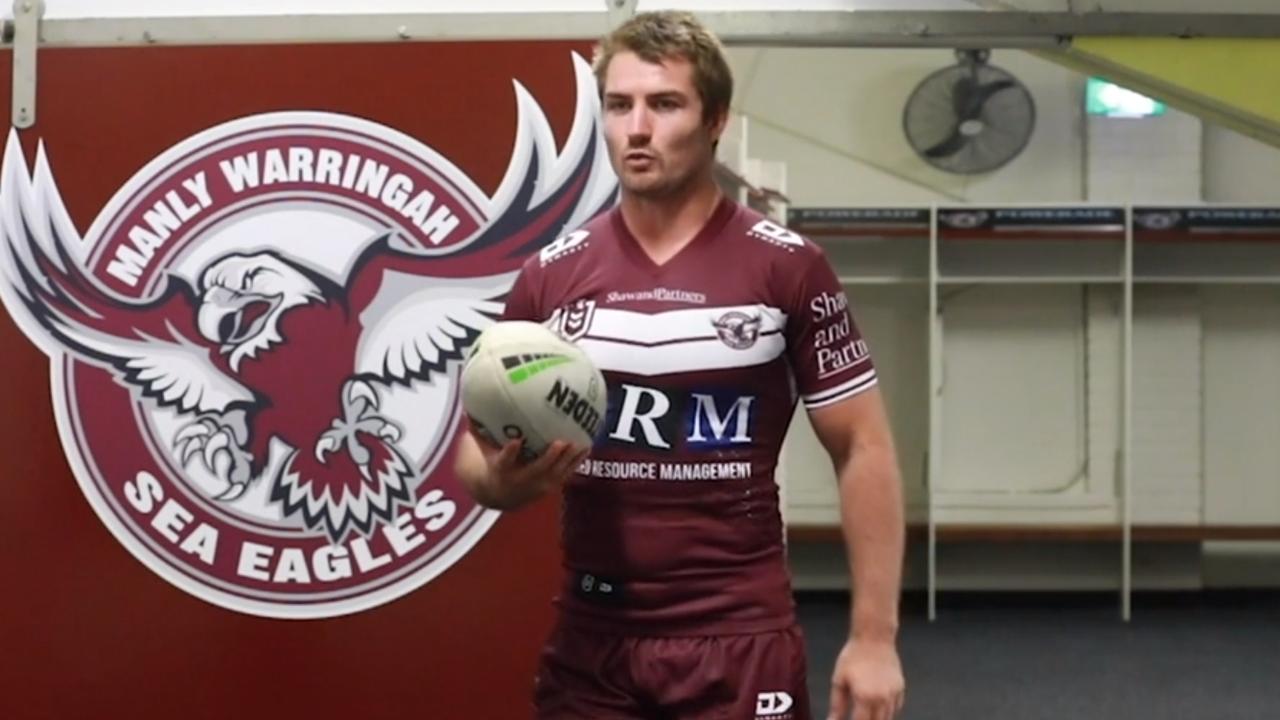 Kieran Foran is back in Sea Eagles colours. Picture: Manly Warringah Sea Eagles