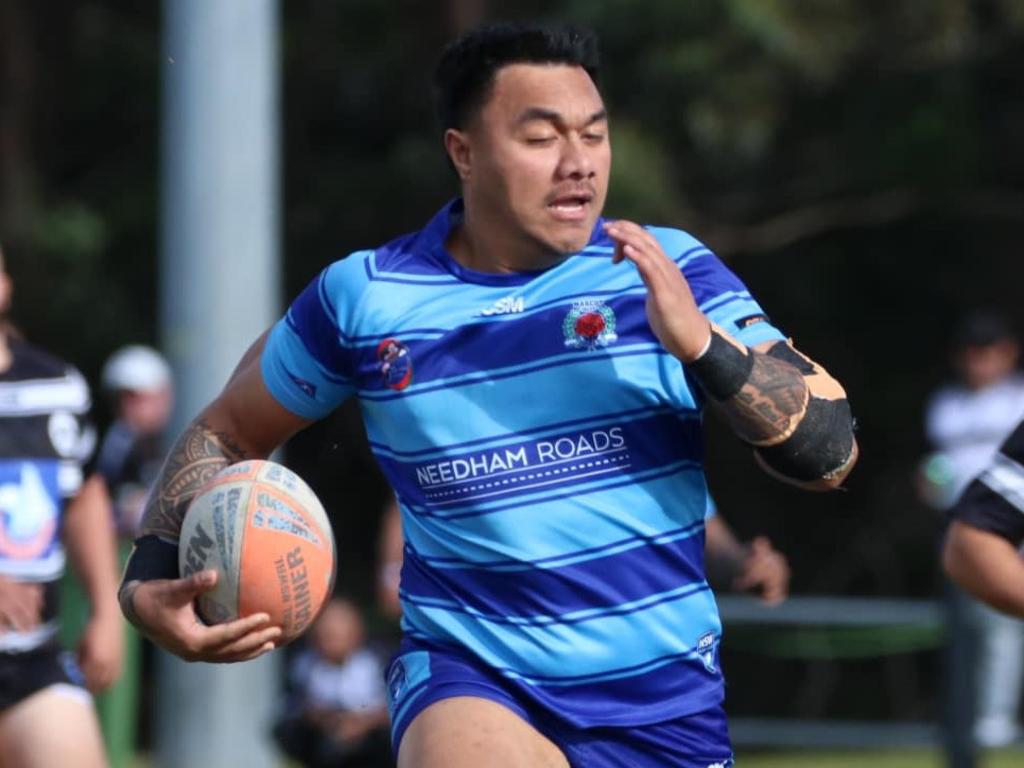 Phillip Fonokalafi of the Mascot Jets reserve grade side. Picture: Mascot Jets