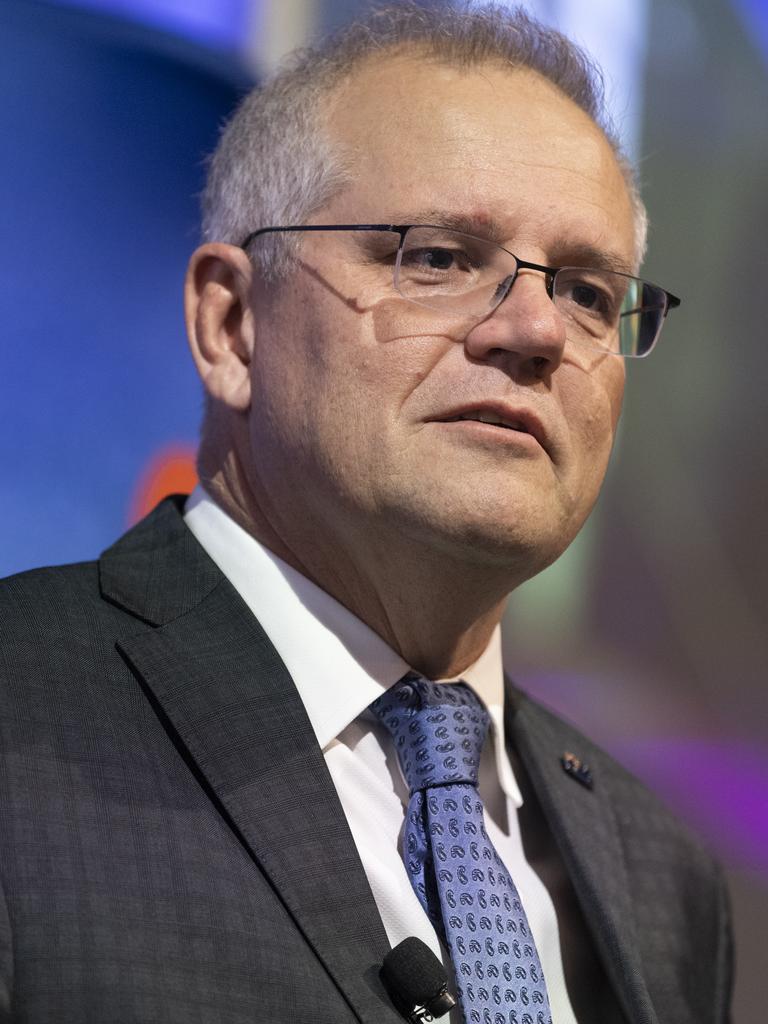 Prime Minister Scott Morrison has travelled to Singapore to discuss a travel bubble. Picture: Matt Jelonek/Getty Images