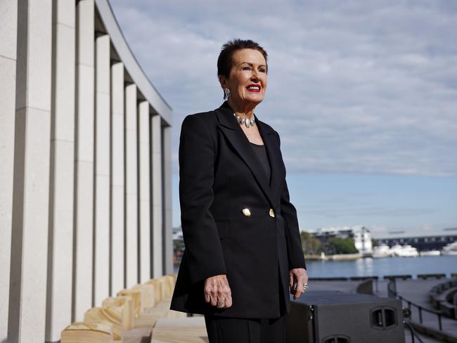 Clover Moore pictured at Australian Fashion Week. Picture: Sam Ruttyn