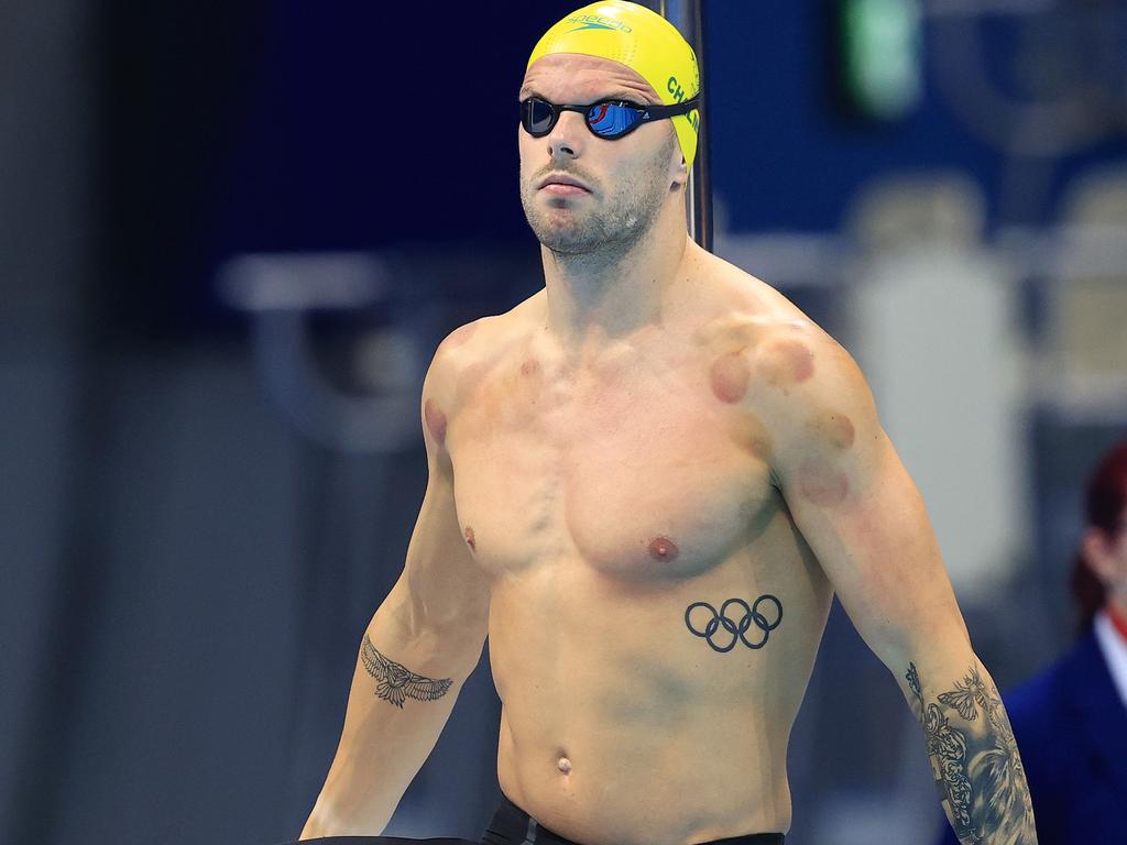 Kyle Chalmers will look to claim gold in the men’s 100m freestyle final at 12.37pm. Picture: Adam Head