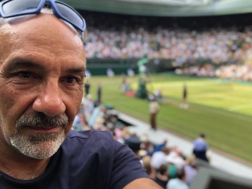 Hasan Hasanov's selfie at Wimbledon.