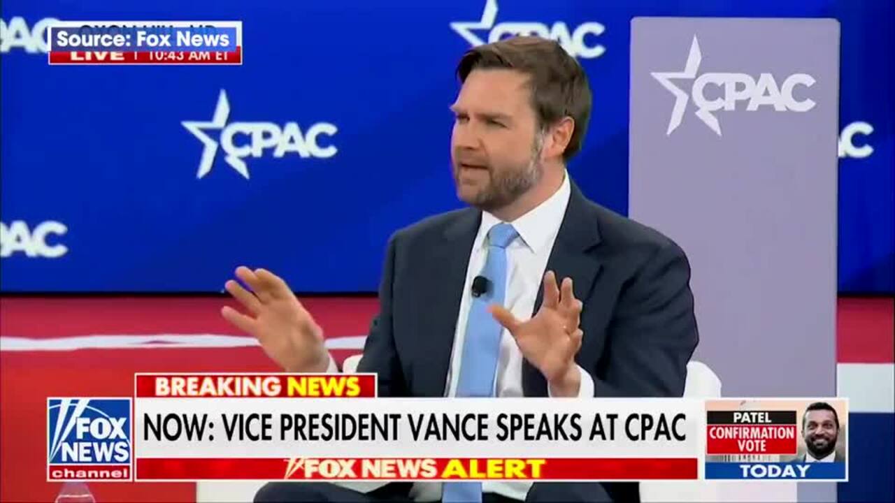 Vance says Trump the 'President of Peace'