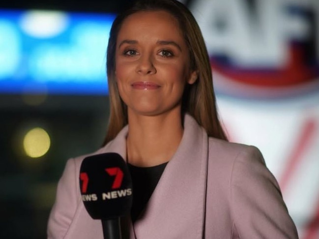 7News Melbourne sports reporter Laura Spurway is the latest senior female reporter to be shown the door. Picture: Instagram