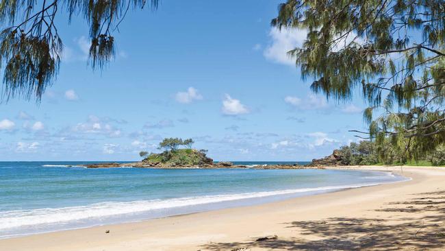 A busy day at Pebbly Beach. Picture: Rob Cleary