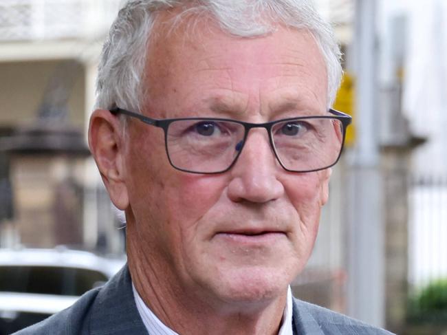 SYDNEY, AUSTRALIA - NewsWire Photos MAY 2, 2022: Bill Spedding pictured (left) as he leaves the Supreme Court, Sydney CBD. William Spedding v State of New South Wales, Supreme Court, Sydney CBD.Washing machine repairman who was at one time the lead suspect in the William Tyrrell disappearance is suing the state for malicious prosecution.Picture: NCA NewsWire / Damian Shaw