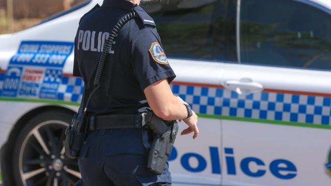 Police are investigating after a man and woman died in a Stuart Highway crash. Picture: Glenn Campbell