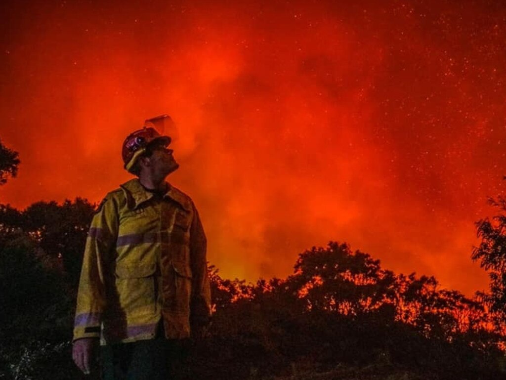 Emergency services tirelessly have been tirelessly battling the fires. Picture: DFES incident photographer Sean Blocksidge