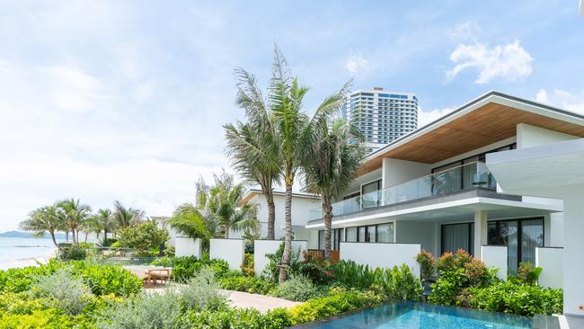 A beachfront suite at Gran Melia Nha Trang Vietnam.