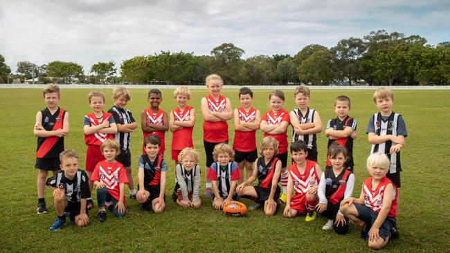 FAB FOOTY: All the local Superstar players including Lismore Swans Junior Australian football Club.