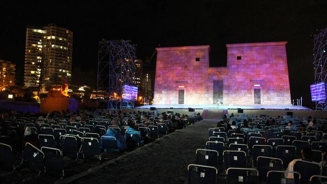 Opera on the beach was performed twice in the 2010s. Picture Mike Batterham