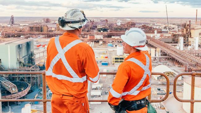 BHP’s Olympic Dam operations in South Australia.