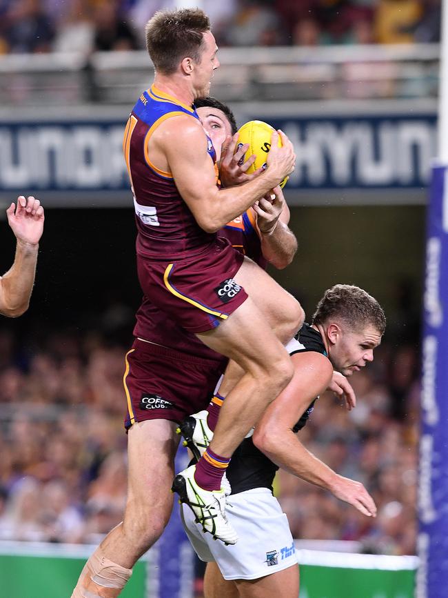 McCarthy stunned teammates with his leap. Pic: AAP