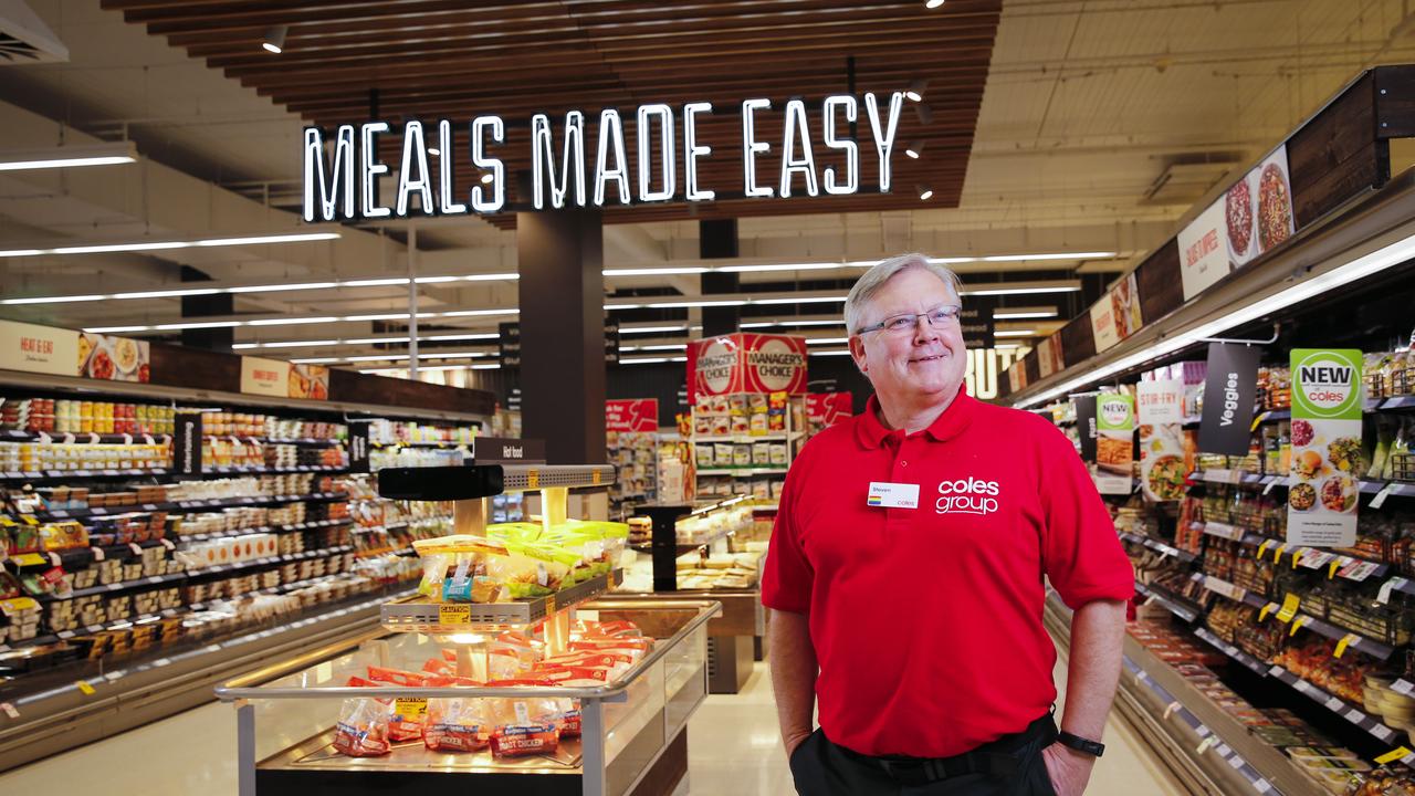 Coles chief executive Stephen Cain said that grocery suppliers petitioning for price rises was up 5 times compared to last year. Picture: The Australian