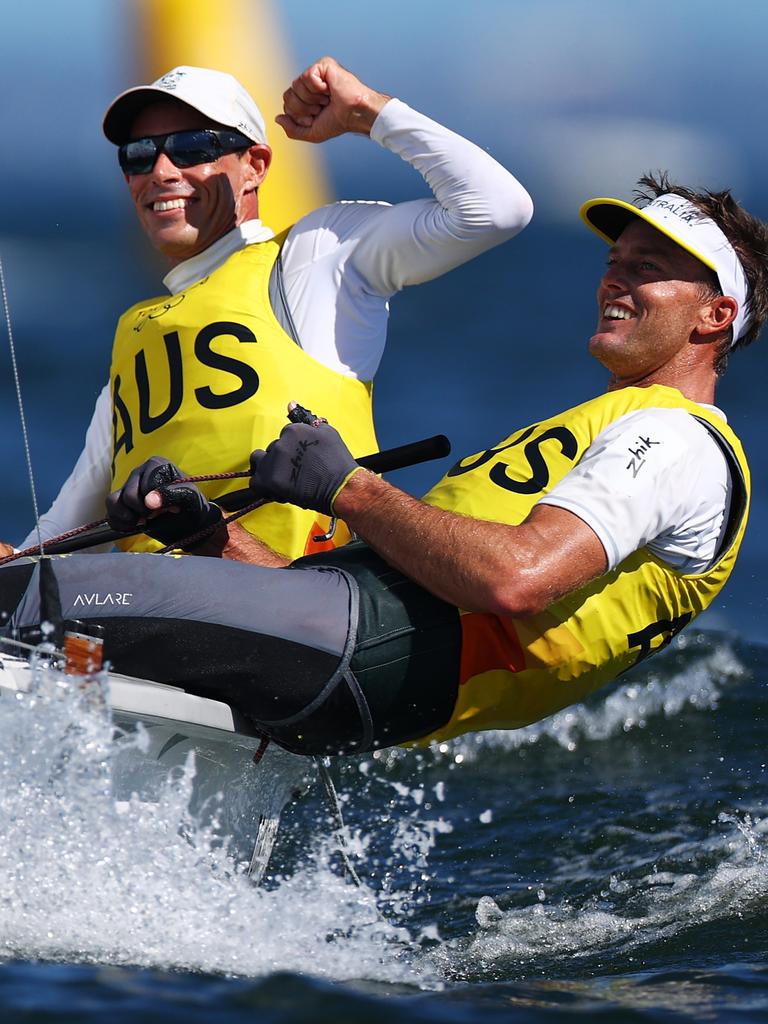 Mat Belcher (R) and Will Ryan. Picture: Clive Mason/Getty