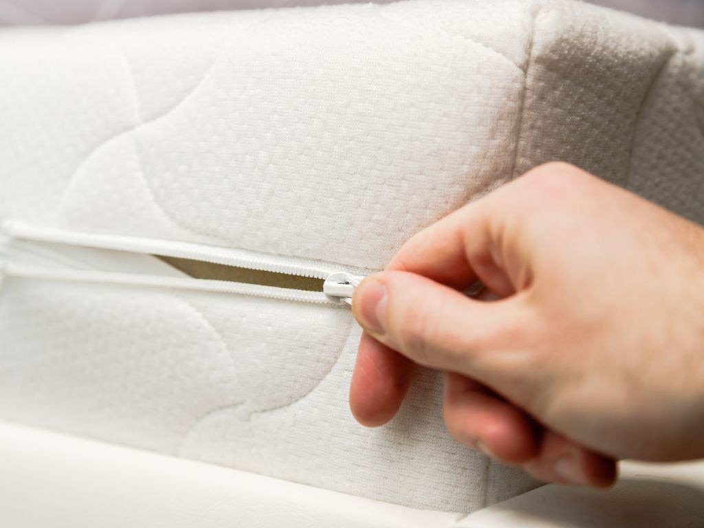 A removable mattress cover is one of the must-have features for tackling allergens. Picture: iStock/Vladdeep.