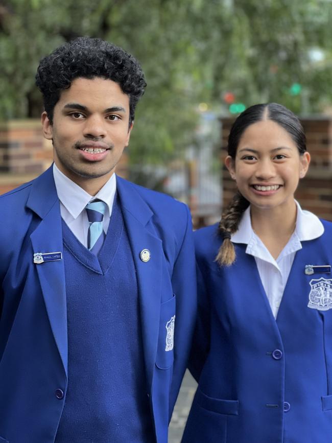 Srijan Barik and Jessica Francis are the Parramatta High School captains.