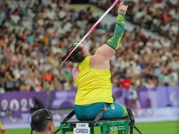 Dayna Crees wins bronze at the Paris Paralympics. Picture: Paralympics Australia