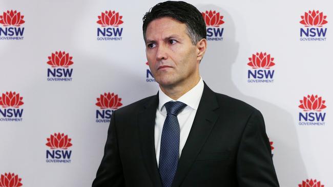 Customer Service Minister Victor Dominello was in favour of a cashless gaming card. Picture: Lisa Maree Williams/Getty