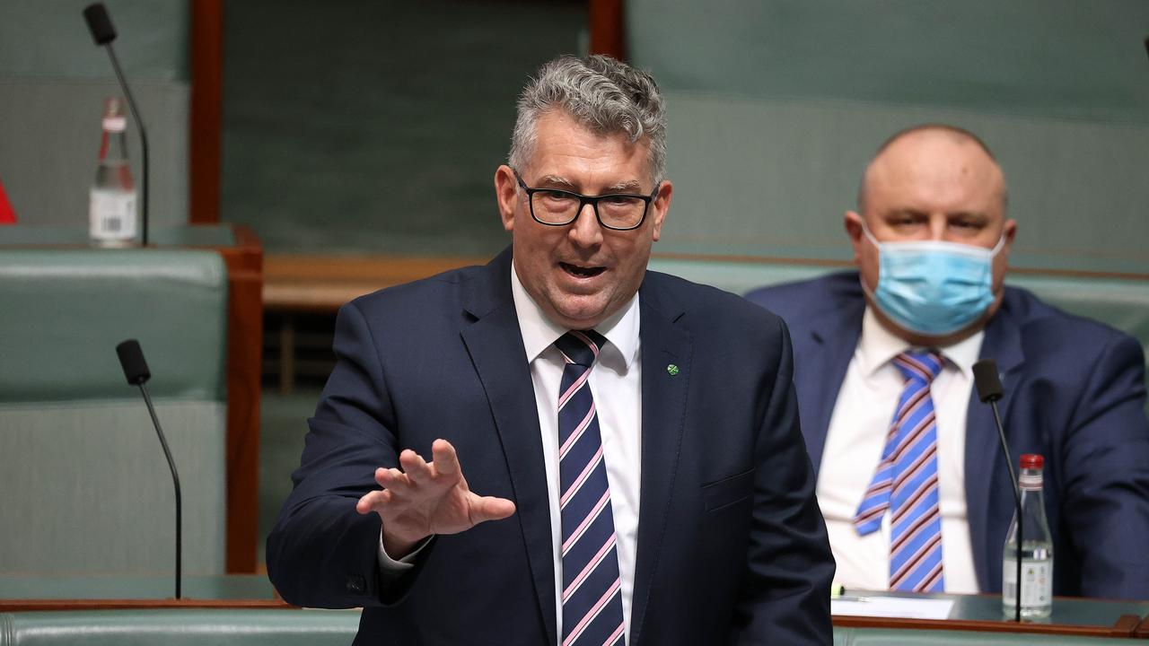 Resources Minister Keith Pitt says a ban on new coal and gas projects could cost up to 53,000 Queensland jobs. Picture: NCA NewsWire / Gary Ramage