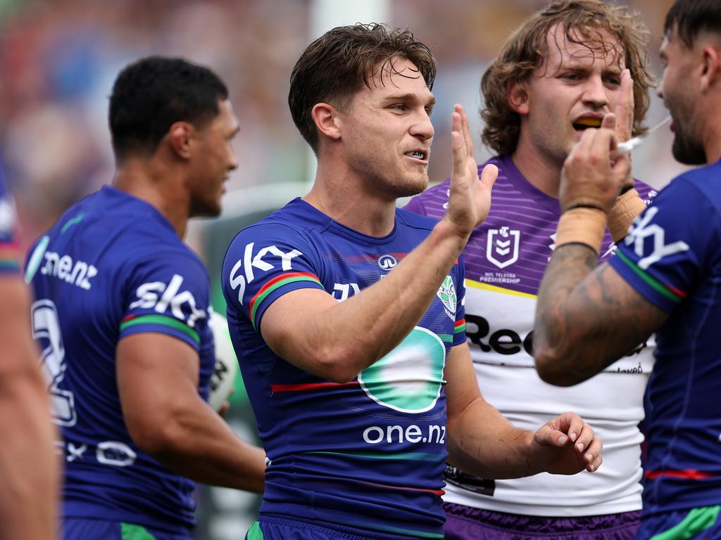 The Warriors are eyeing off Luke Metcalf as their long-term halfback, but he could benefit from the experience of Brown. Picture: Getty Images