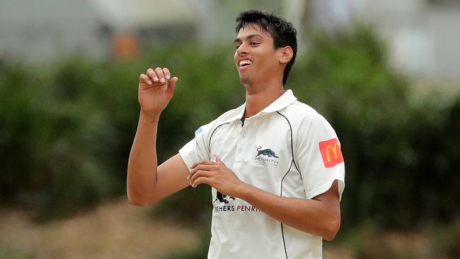 Former Penrith speedster Hunar Verma is also on the move to Sydney Uni. (Photo by Jeremy Ng/Newscorp Australia)