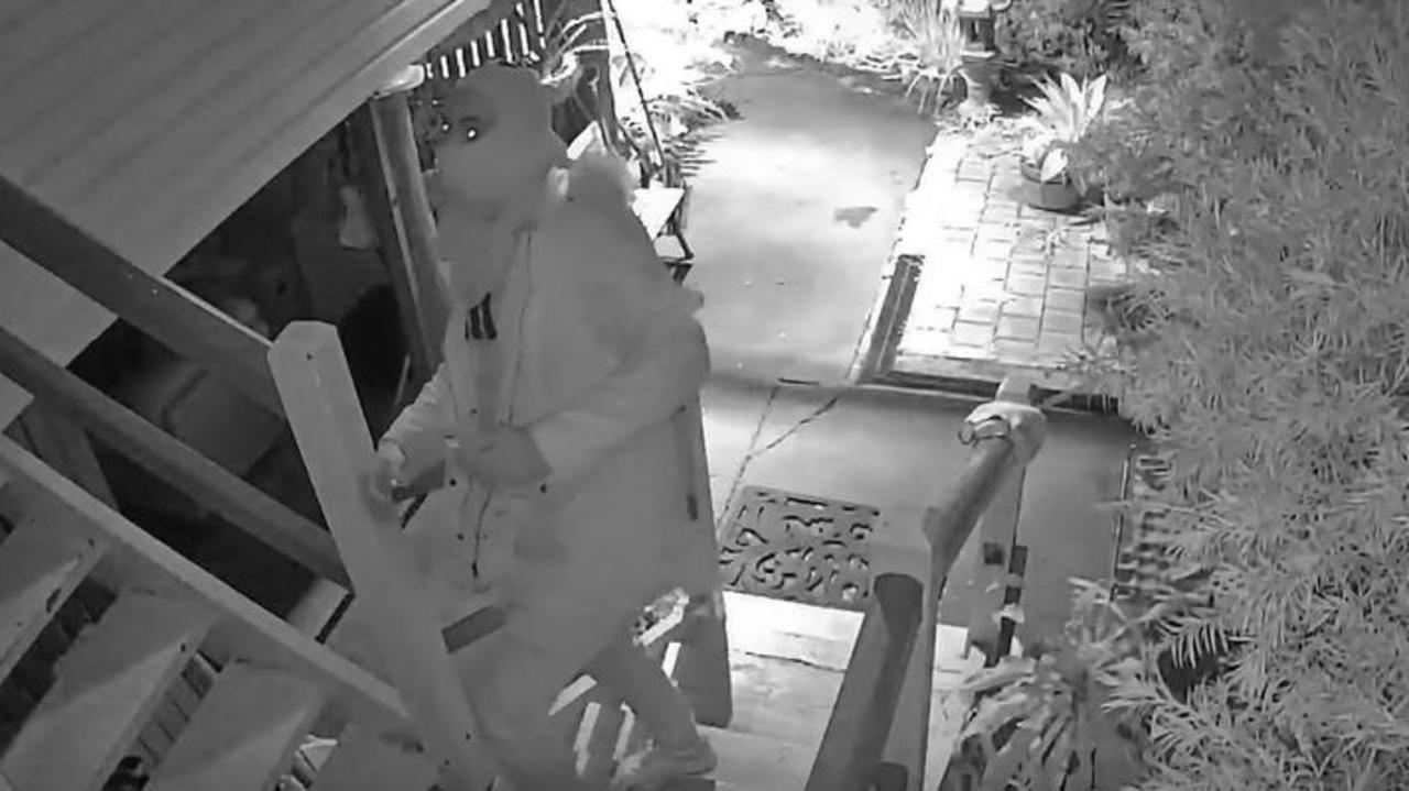 Youths allegedly trying to break into a local property on March 22. Picture: Supplied