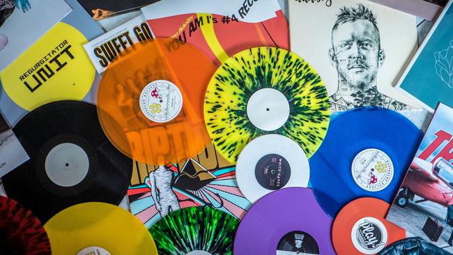 Vinyl is far from just being a retro item, it’s back in fashion in a big way. Picture: Supplied