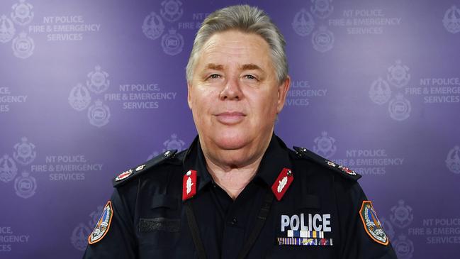 NT Police Deputy Commissioner Murray Smalpage said the two people fined had failed to follow COVID-19 restrictions and quarantine for 14 days. Picture: Katrina Bridgeford