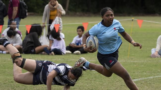 Girls Sevens matches on Day 3.