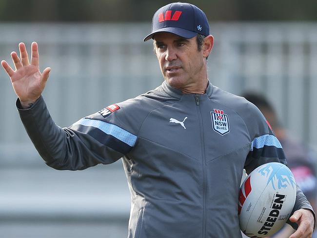 Blues coach Brad Fittler invited Steve Mortimer to training on Wednesday. Picture: Mark Metcalfe/Getty Images