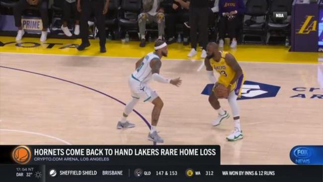 Hornets hand Lakers rare home defeat